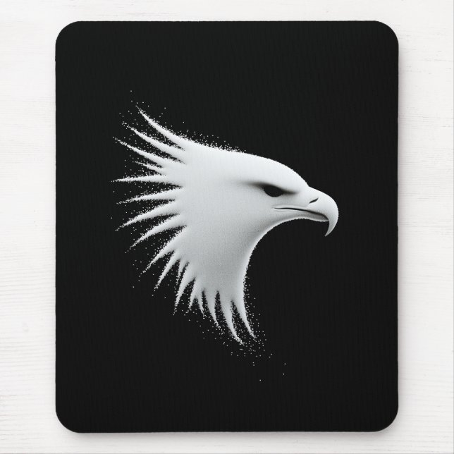 Mousepad Águia - Arte de Muro Abstrato (Frente)