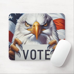 Mousepad Águia caida com sinal de voto