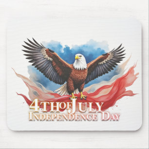 Mousepad Águia de 4 de Julho – Design de Arte Patriótico