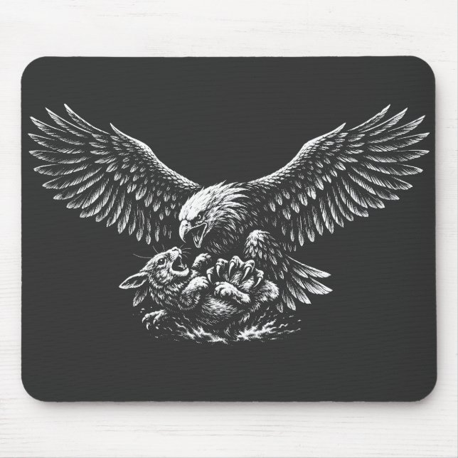 Mousepad Águia de Cinzas por BurnsInHell (Frente)