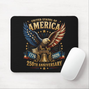 Mousepad Águia do 250º Aniversário dos Estados Unidos da Am