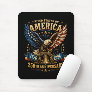 Mousepad Águia do 250º Aniversário dos Estados Unidos da Am