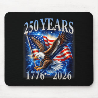 Mousepad Águia e Bandeira 250 Anos 1776-2026 250º Aniversár