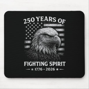 Mousepad Águia E Bandeira Americana 250 Anos De Espírito Lu