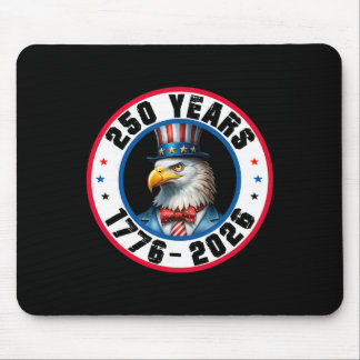 Mousepad Águia e Bandeira Vermelha Branca Azul 250 Anos 177