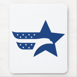 Mousepad Águia Estrela Patriótica Americana
