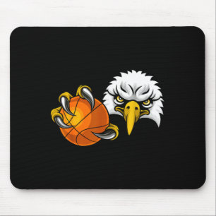 Mousepad Águia Falcão Basquete Bola Águias Carecas Cartoon