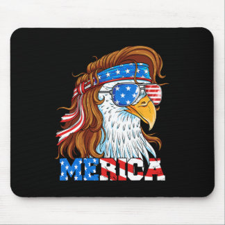 Mousepad Águia Mullet Merica 4 De Julho Bandeira Americana