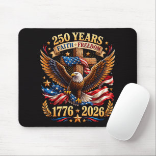 Mousepad Águia Patriótica 250 Anos de Fé e Liberdade