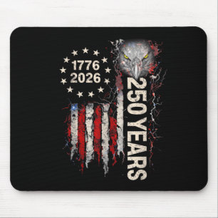Mousepad Águia Patriótica dos EUA Aniversário de 250 4 de