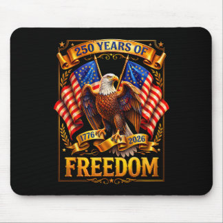 Mousepad Águia Patriótica E Bandeira 250 Anos 1776-2026 4º