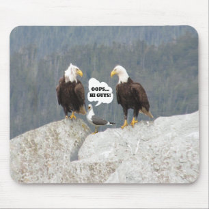 Mousepad Águias Engraçadas e Seagull