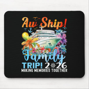 Mousepad Ah, é uma viagem em família 2026 Verão Correspondê