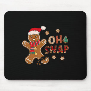 Mousepad Ah, Pão de Gingerpão Feliz Natal Pajam