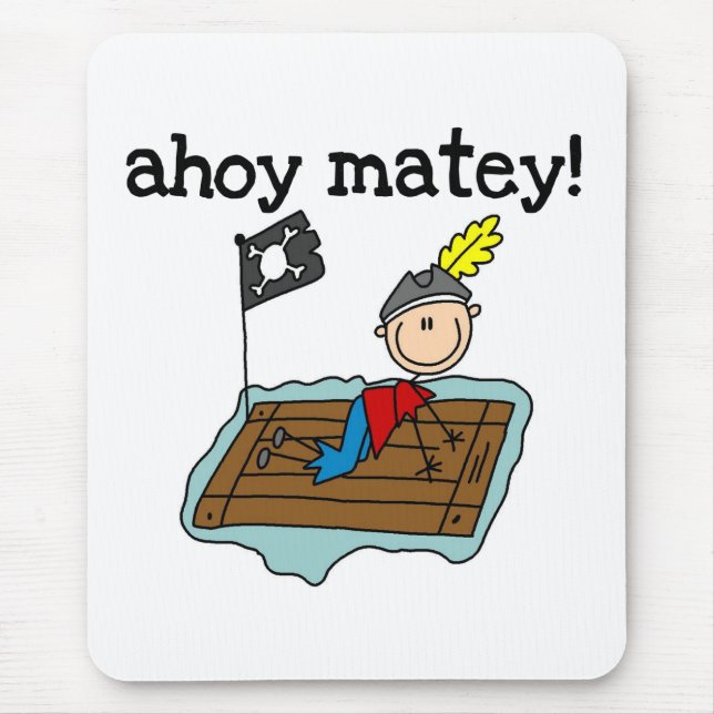 Mousepad Ahoy Matey Pirata (Frente)