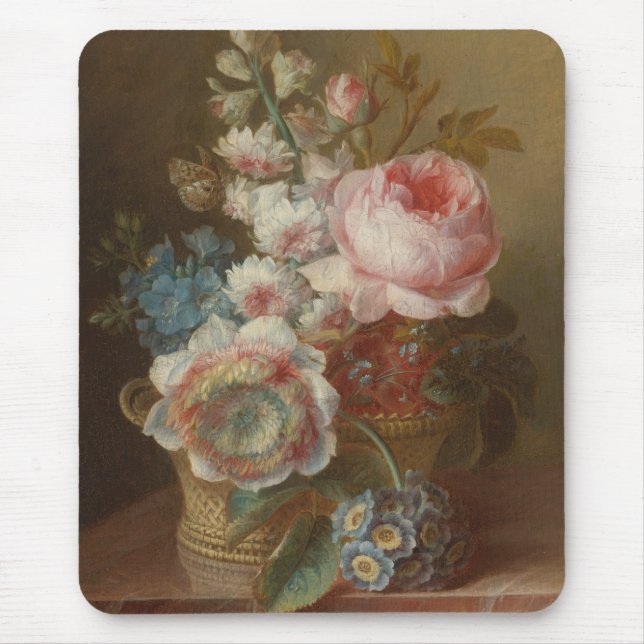 Mousepad Ainda com Flores - Cornelis van Spaendonck (Frente)