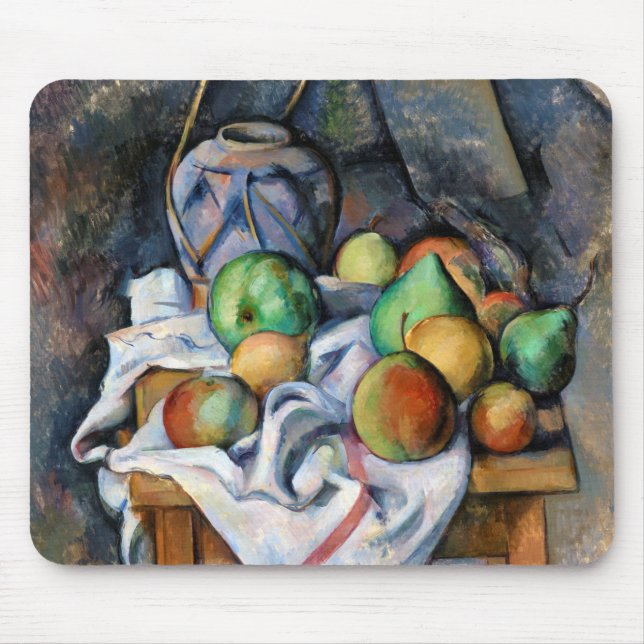 Mousepad Ainda com Frutas, Paul Cezanne (Frente)