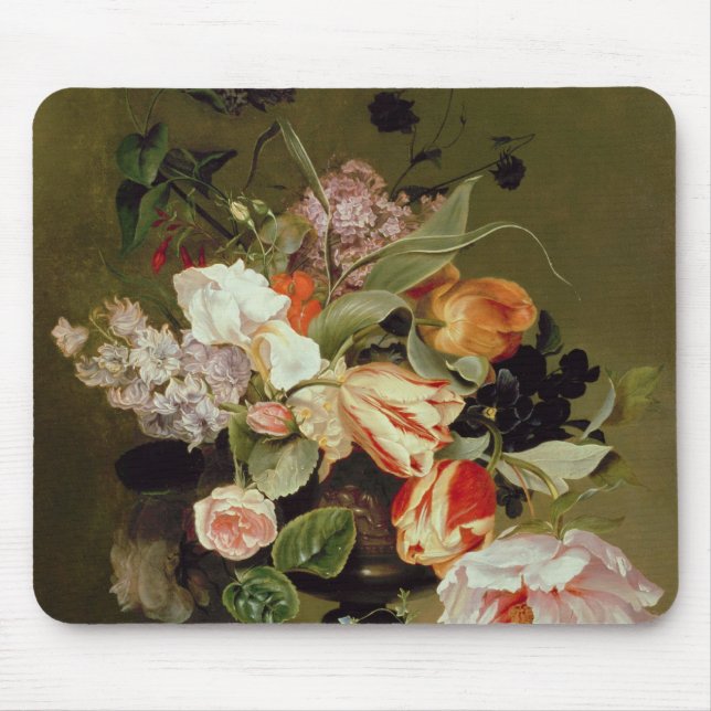 Mousepad Ainda vida com flores (Frente)