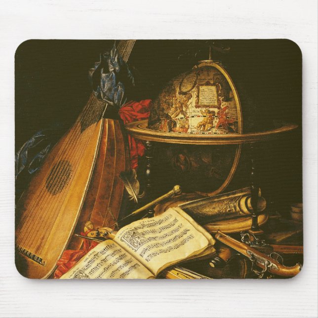 Mousepad Ainda vida com instrumentos musicais (Frente)