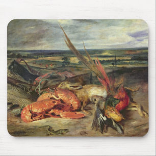 Mousepad Ainda vida com lagostas, 1826-27