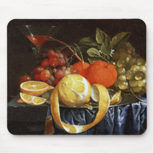 Mousepad Ainda vida das uvas, das laranjas e de um limão