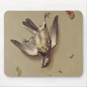 Mousepad Ainda vida dos pássaros e das cerejas inoperantes,