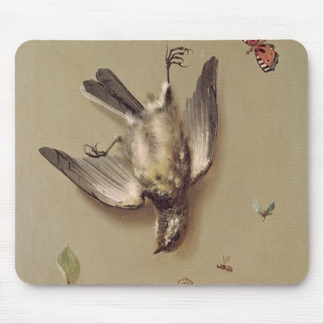 Mousepad Ainda vida dos pássaros e das cerejas inoperantes, (Frente)