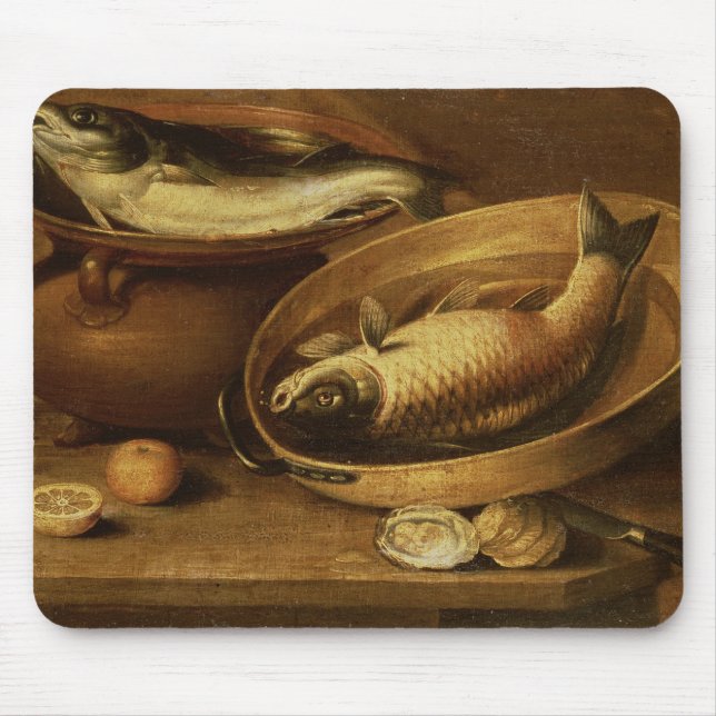 Mousepad Ainda vida dos peixes e dos limões (Frente)