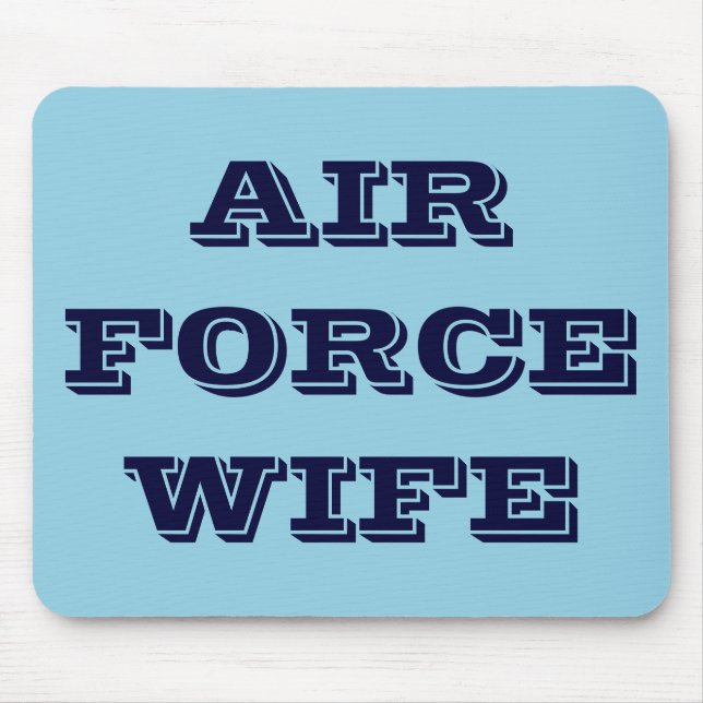 Mousepad Air Force Wife (Frente)