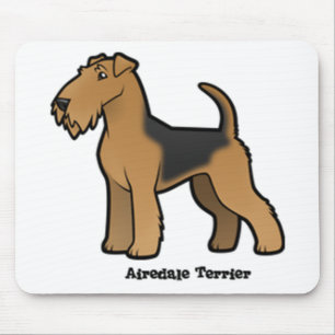 Mousepad airedale terrier