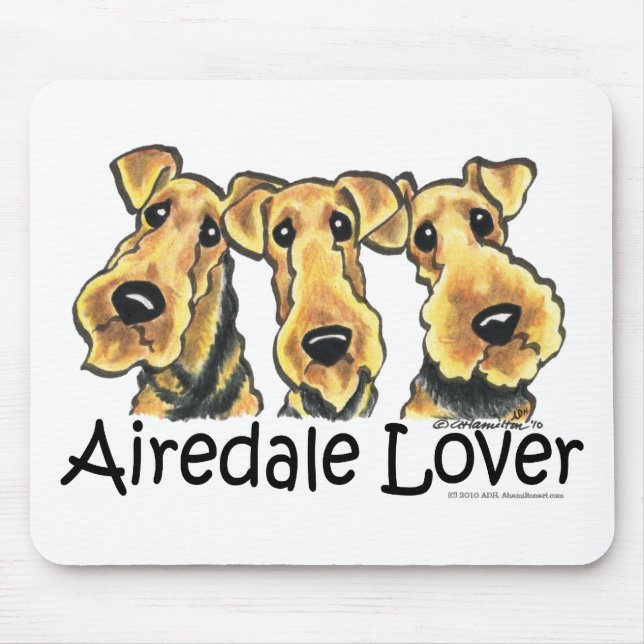 Mousepad Airedale Terrier Lover (Frente)