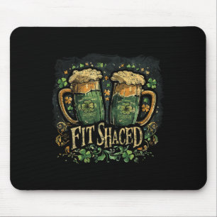 Mousepad Ajustado Shaced Engraçado Rua irlandesa Engraçada.