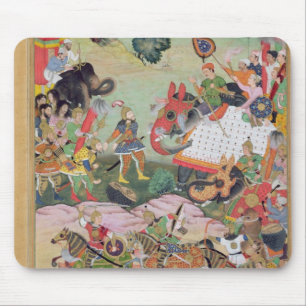 Mousepad Akbar que recebe os cilindros e os padrões