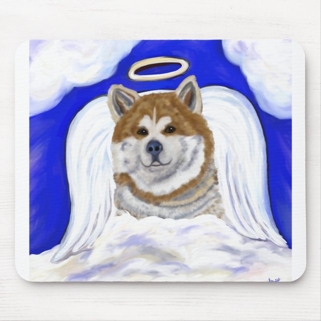 Mousepad Akita Angel (Frente)