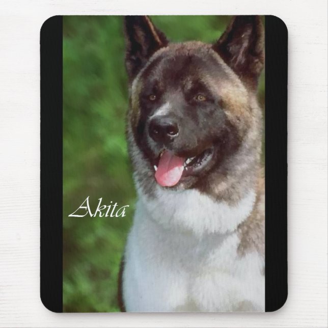 Mousepad Akita Gifts Art Lovers (Frente)