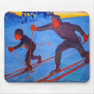 Mousepad Akseli Gallen-Kallela - Esquiadores