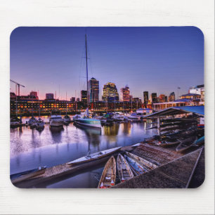 Mousepad Al Atardecer de Canoas - canoas no por do sol