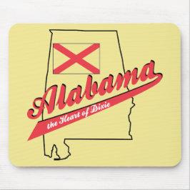 Mousepad Al Heart of Dixie Slogan