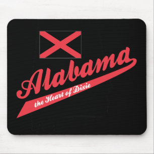 Mousepad Alabama Coração de Dixie!