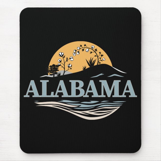 Mousepad Alabama Estados Unidos da América (Frente)