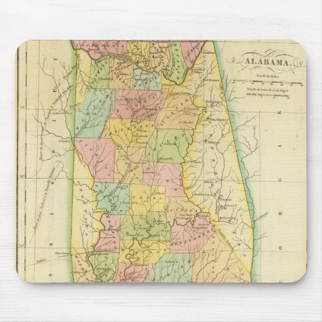Mousepad Alabama EUA (Frente)