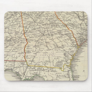 Mousepad Alabama, Geórgia, Carolina do Sul e Flórida