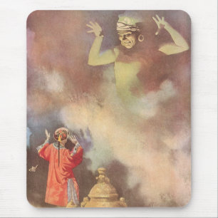 Mousepad Aladim Vintage e o Gênio da Lâmpada, Godwin