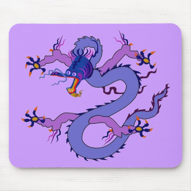 Mousepad Alameda da sorte do dragão (Frente)