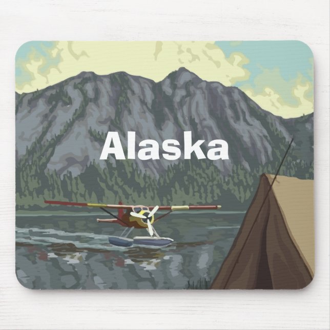 Mousepad Alaska Bush Plane Souvenirs (Frente)