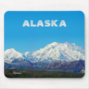 Mousepad Alaska Magnet Souvenir Gift Denali Mountain