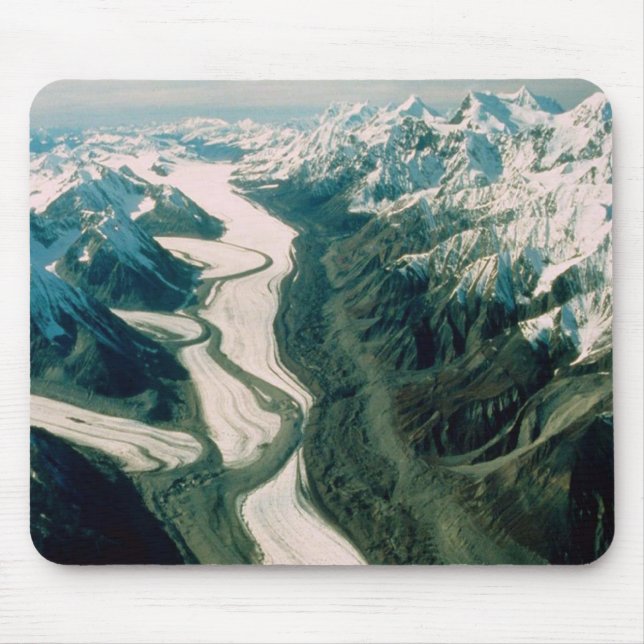 Mousepad Alaska Mountain Range-Aerial View (Frente)