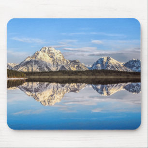Mousepad Alaska Mountain Refletion Photo