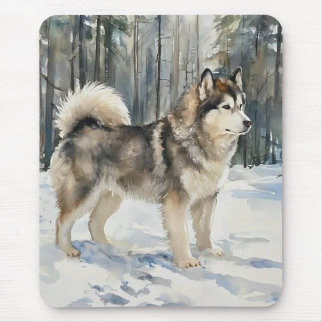 Mousepad Alaskan Malamute (Frente)