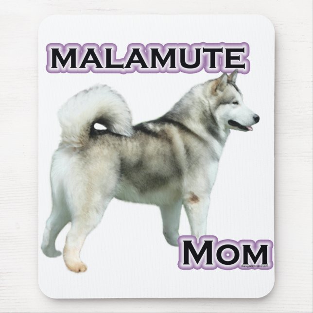 Mousepad Alaskan Malamute Mãe 4 (Frente)